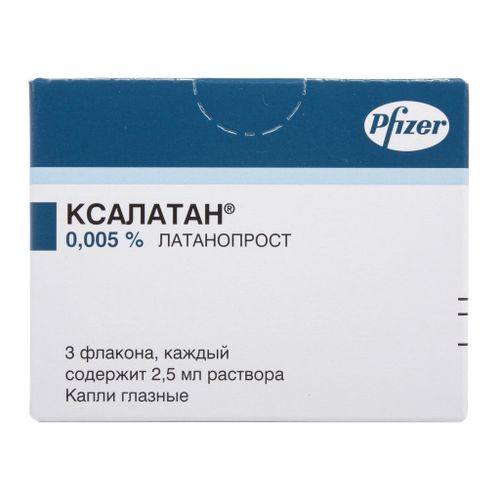 КСАЛАТАН КАПЛИ ГЛАЗНЫЕ 0,005% 2,5 МЛ №3