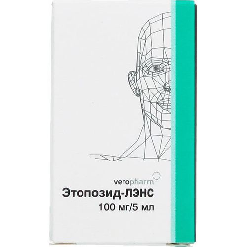 ЭТОПОЗИД-ЛЭНС КОНЦЕНТРАТ ДЛЯ ПРИГОТОВЛЕНИЯ РАСТВОРА ДЛЯ ИНФУЗИЙ 20 МГ/МЛ 5 МЛ №1