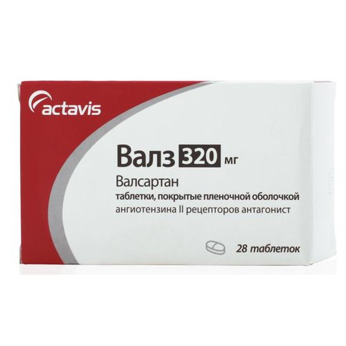 ВАЛЗ ТАБЛЕТКИ ПОКРЫТЫЕ ПЛЕНОЧНОЙ ОБОЛОЧКОЙ 320 МГ   №28