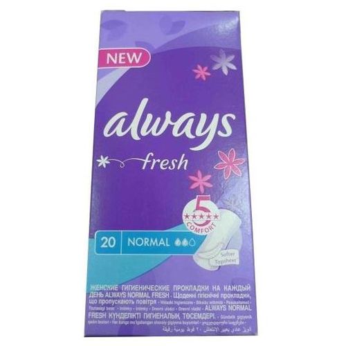 ALWAYS EVERYDAY FRESH&PROTECT NORMAL ПРОКЛАДКИ ЕЖЕДНЕВНЫЕ ПРОКЛАДКИ ЖЕНСКИЕ ГИГИЕНИЧЕСКИЕ ЕЖЕДНЕВНЫЕ №20