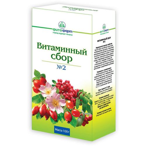 ВИТАМИННЫЙ СБОР N2 СБОР РАСТИТЕЛЬНЫЙ-СЫРЬЕ ИЗМЕЛЬЧЕННОЕ 100 Г №1
