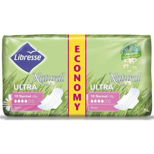 LIBRESSE ПРОКЛАДКИ NATURAL ULTRA NORMAL ПРОКЛАДКИ ЖЕНСКИЕ ГИГИЕНИЧЕСКИЕ ULTRA (ТОНКИЕ) №20