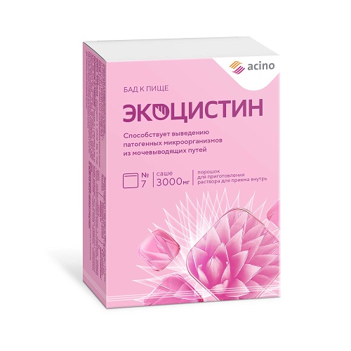 ЭКОЦИСТИН ПОРОШОК ДЛЯ ПРИГОТОВЛЕНИЯ РАСТВОРА ДЛЯ ПРИЕМА ВНУТРЬ  3000 МГ №7