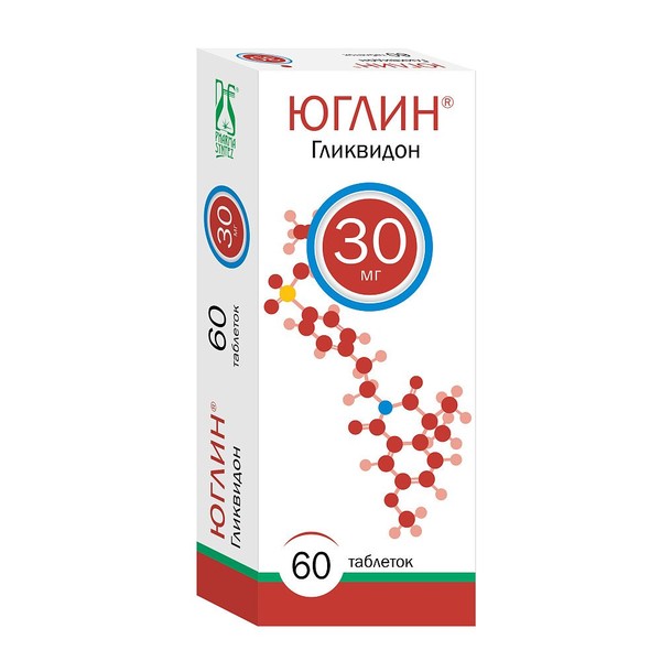 ЮГЛИН ТАБЛЕТКИ 30 МГ №60