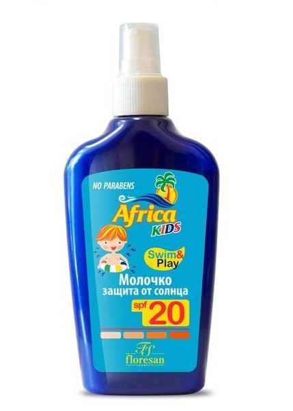 ФЛОРЕСАН AFRICA KIDS МОЛОЧКО Д/ЗАЩИТЫ ОТ СОЛНЦА SPF20 (Ф-407) МОЛОЧКО СОЛНЦЕЗАЩИТНОЕ 200 МЛ №1