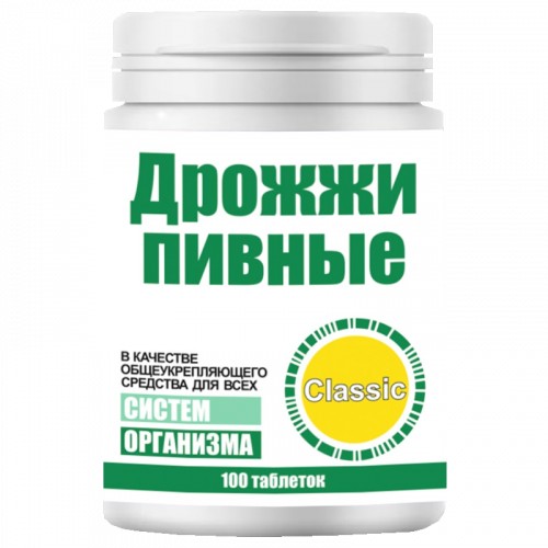 BIOTERRA ДРОЖЖИ ПИВНЫЕ ТАБЛЕТКИ 500 МГ №100