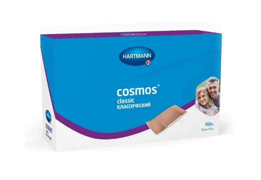 COSMOS ПЛАСТЫРЬ-ПЛАСТИНКИ STRIPS 8X4 ПЛАСТЫРЬ №150