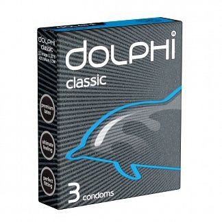 DOLPHI ПРЕЗЕРВАТИВЫ ЛАТЕКСНЫЕ КЛАССИЧЕСКИЕ С СИЛИКОН СМАЗКОЙ ПРЕЗЕРВАТИВ    №3