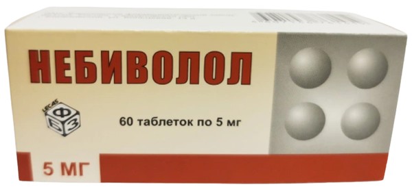 НЕБИВОЛОЛ ТАБЛЕТКИ 5 МГ   №60