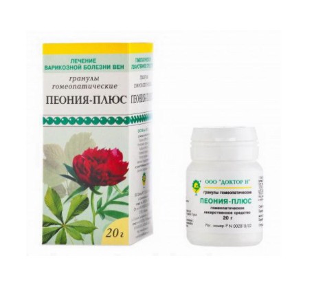 ПЕОНИЯ-ПЛЮС ГРАНУЛЫ ГОМЕОПАТИЧЕСКИЕ  20 Г №1