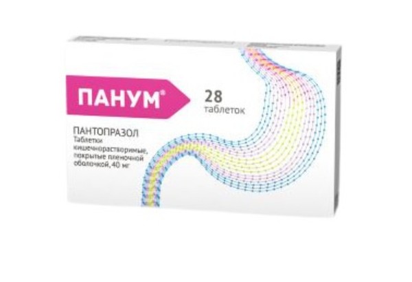 ПАНУМ ТАБЛЕТКИ КИШЕЧНОРАСТВОРИМЫЕ ПОКРЫТЫЕ ПЛЕНОЧНОЙ ОБОЛОЧКОЙ 40 МГ   №28
