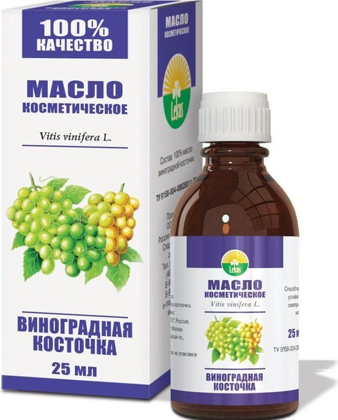 ВИНОГРАДА КОСТОЧЕК МАСЛО КОСМЕТИЧЕСКОЕ МАСЛО 25 МЛ №1