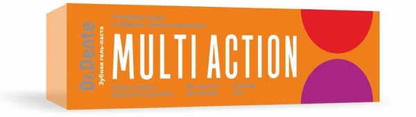 DR.DENTE ЗУБ ПАСТА MULTI ACTION ЗУБНАЯ ПАСТА КОМПЛЕКСНАЯ  130 Г №1