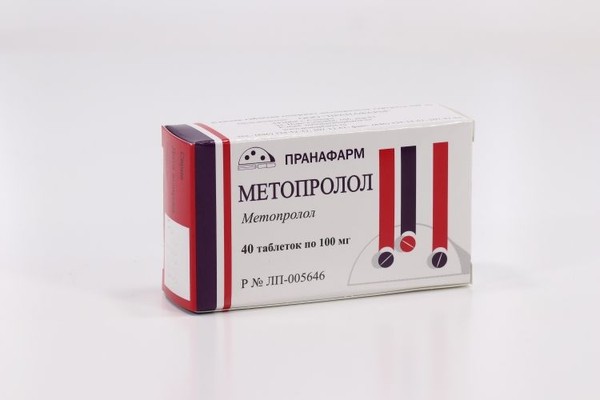 МЕТОПРОЛОЛ ТАБЛЕТКИ 100 МГ   №40
