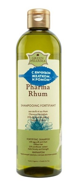 GREENPHARMA ФАРМАРОМ ШАМПУНЬ Д/ВОЛОС УКРЕПЛЯЮЩИЙ ШАМПУНЬ ДЛЯ ВОЛОС 500 МЛ №1
