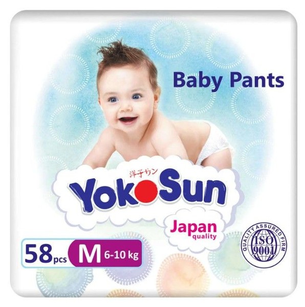 YOKOSUN ПОДГУЗНИКИ-ТРУСИКИ M (6-10КГ) ПОДГУЗНИКИ ДЕТСКИЕ-ТРУСЫ №58