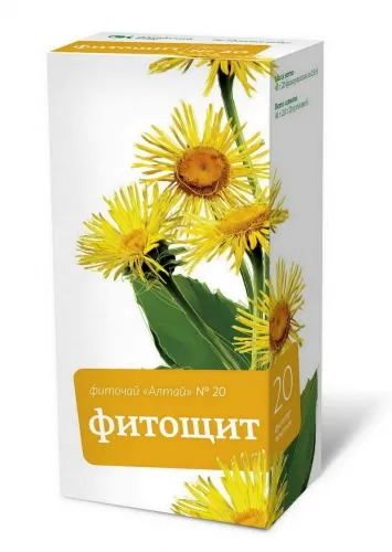АЛТАЙ №20 ФИТОЩИТ ДЕВЯСИЛ ЧАЙНЫЙ НАПИТОК 2 Г №20