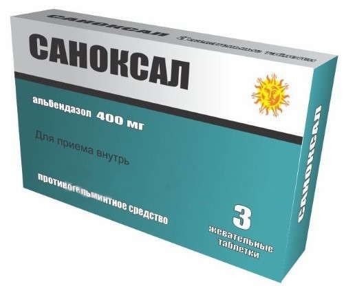 САНОКСАЛ ТАБЛЕТКИ ЖЕВАТЕЛЬНЫЕ 400 МГ   №3