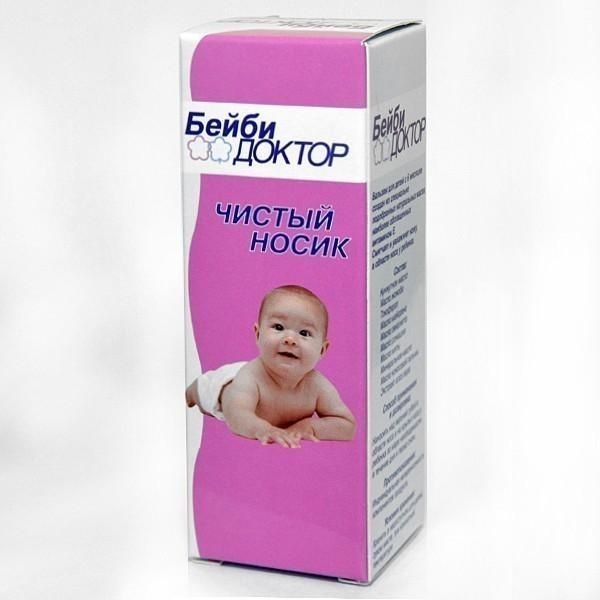 БЕЙБИ ДОКТОР ЧИСТЫЙ НОСИК БАЛЬЗАМ Д/ДЕТЕЙ БАЛЬЗАМ ДЕТСКИЙ 10 МЛ №1
