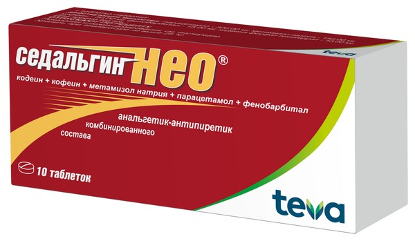 СЕДАЛЬГИН-НЕО ТАБЛЕТКИ №10