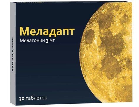 МЕЛАДАПТ ТАБЛЕТКИ 3 МГ   №30