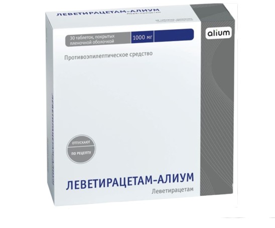 ЛЕВЕТИРАЦЕТАМ-АЛИУМ ТАБЛЕТКИ ПОКРЫТЫЕ ПЛЕНОЧНОЙ ОБОЛОЧКОЙ 1000 МГ   №30