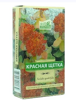 НАСЛЕДИЕ ПРИРОДЫ КРАСНАЯ ЩЕТКА РАСТИТЕЛЬНОЕ СЫРЬЕ  30 Г №1