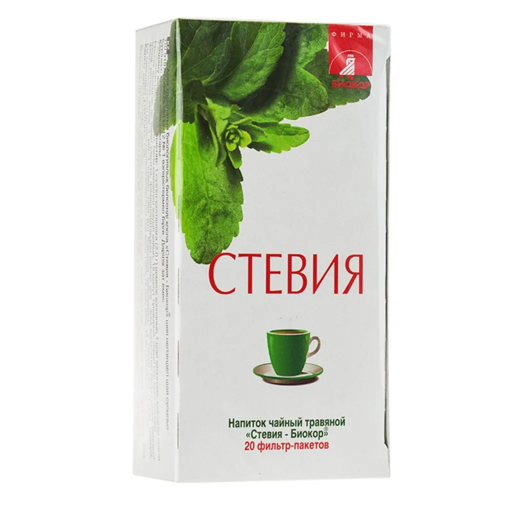 СТЕВИЯ-БИОКОР ЧАЙНЫЙ НАПИТОК  2 Г №20
