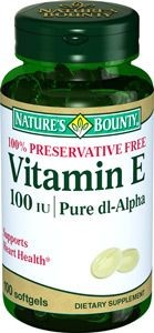 NATURES BOUNTY ВИТАМИН E КАПСУЛЫ 100 МЕ   №100