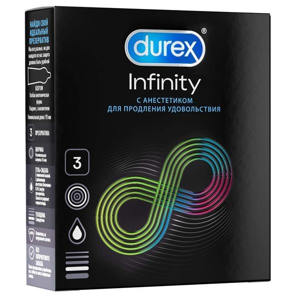 DUREX ПРЕЗЕРВАТИВЫ INFINITY ПРЕЗЕРВАТИВ    №3