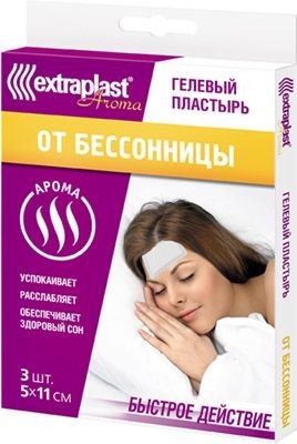 EXTRAPLAST AROMA ПЛАСТЫРЬ ГЕЛЕВЫЙ ОТ БЕССОННИЦЫ 5X11 ПЛАСТЫРЬ ИНГАЛЯЦИОННЫЙ №3