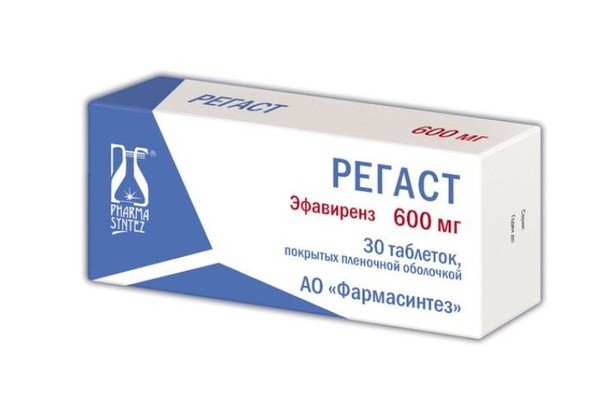 РЕГАСТ ТАБЛЕТКИ ПОКРЫТЫЕ ОБОЛОЧКОЙ 600 МГ   №30