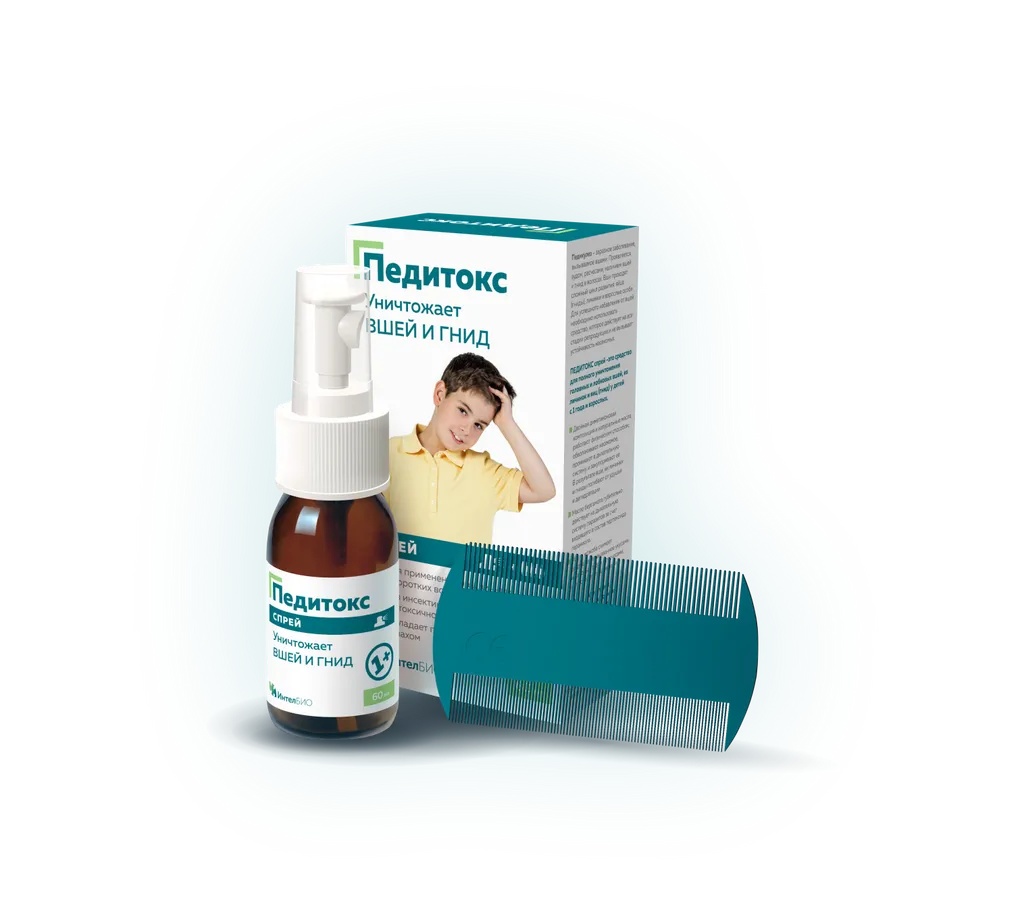 ПЕДИТОКС СРЕДСТВО ПЕДИКУЛИЦИДНОЕ КОСМЕТИЧЕСКИЙ СПРЕЙ 60 МЛ №1