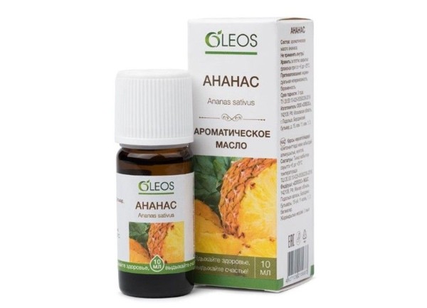 OLEOS МАСЛО АРОМАТИЧЕСКОЕ АНАНАС ЭФИРНОЕ МАСЛО  10 МЛ №1