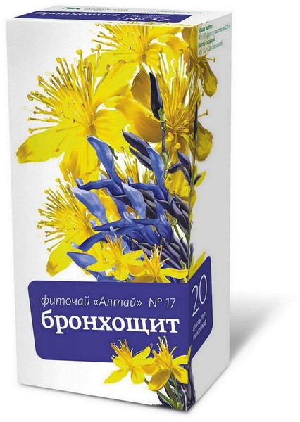 БРОНХОЩИТ №17 АЛТАЙ ФИТОЧАЙ 2 Г   №20