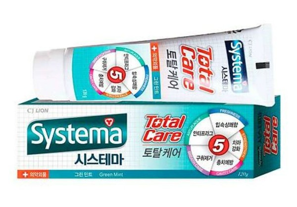 LION SYSTEMA TOTAL CARE ЗУБНАЯ ПАСТА КОМПЛЕКСНЫЙ УХОД МЯТА ЗУБНАЯ ПАСТА КОМПЛЕКСНАЯ 120 Г №1