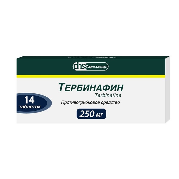 ТЕРБИНАФИН ТАБЛЕТКИ 250 МГ   №14