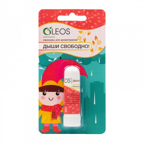 OLEOS КАРАНДАШ-ИНГАЛЯТОР ДЫШИ СВОБОДНО КАРАНДАШИ ДЛЯ ИНГАЛЯЦИЙ 1,3 Г №1