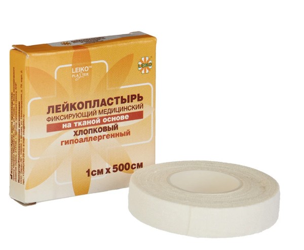 LEIKO ПЛАСТЫРЬ НА ТКАНЕВ ОСНОВЕ 1СМХ500СМ ПЛАСТЫРЬ НА ТКАНЕВОЙ ОСНОВЕ   №1