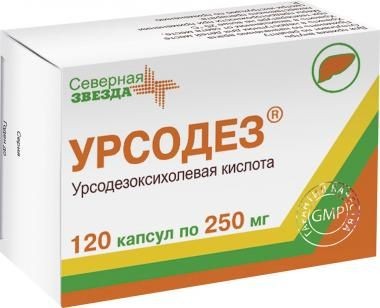 УРСОДЕЗ КАПСУЛЫ 250 МГ   №120