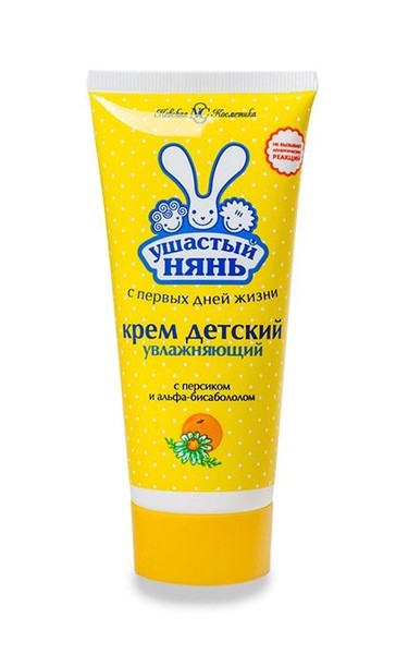УШАСТЫЙ НЯНЬ КРЕМ УВЛАЖНЯЮЩИЙ ПЕРСИК/АЛЬФА-БИСАБОЛОЛ КОСМЕТИЧЕСКИЙ КРЕМ 100 МЛ №1