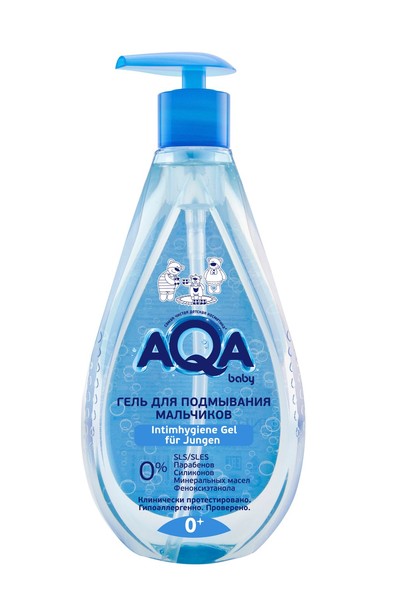 AQA BABY ГЕЛЬ ДЛЯ ПОДМЫВАНИЯ МАЛЬЧИКОВ ГЕЛЬ 400 МЛ №1