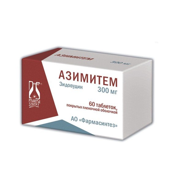 АЗИМИТЕМ ТАБЛЕТКИ ПОКРЫТЫЕ ПЛЕНОЧНОЙ ОБОЛОЧКОЙ 300 МГ   №60