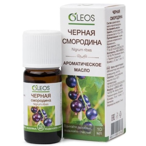 OLEOS МАСЛО АРОМАТИЧЕСКОЕ ЧЕРНАЯ СМОРОДИНА ЭФИРНОЕ МАСЛО  10 МЛ №1