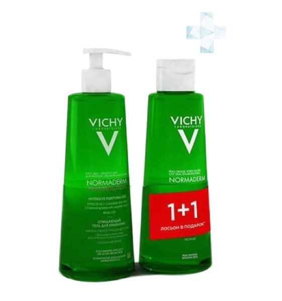 VICHY NORMADERM НАБОР ДУО ГЕЛЬ+ЛОСЬОН ДЛЯ ПРОБЛЕМНОЙ КОЖИ КОСМЕТИЧЕСКИЙ НАБОР  200 МЛ №2