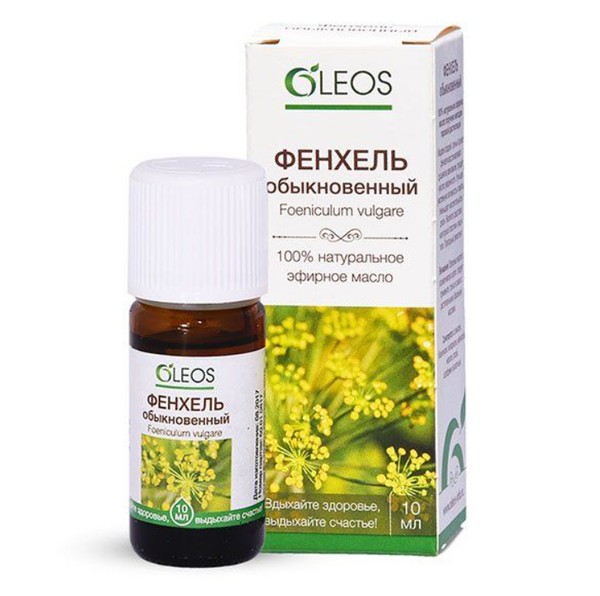 OLEOS ЭФИРНОЕ МАСЛО ФЕНХЕЛЬ ЭФИРНОЕ МАСЛО  10 МЛ №1