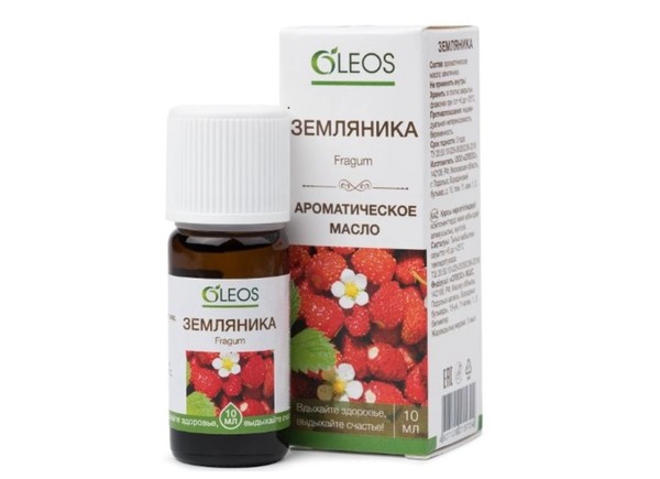 OLEOS МАСЛО АРОМАТИЧЕСКОЕ ЗЕМЛЯНИКА ЭФИРНОЕ МАСЛО 10 МЛ №1