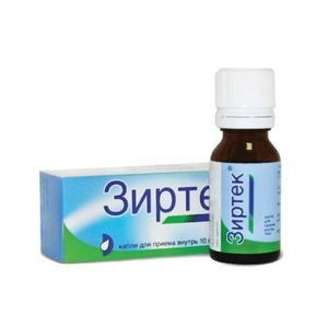 ЗИРТЕК КАПЛИ ДЛЯ ПРИЕМА ВНУТРЬ 10 МГ/МЛ 20 МЛ №1