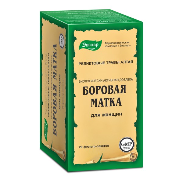 ЭВАЛАР РЕЛИКТОВЫЕ ТРАВЫ АЛТАЯ БОРОВАЯ МАТКА ЧАЙ 2 Г №20