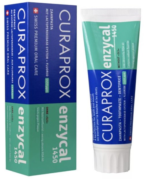CURAPROX BIO-ПАСТА ENZYCAL 1450 ЗУБНАЯ ПАСТА КОМПЛЕКСНАЯ 75 МЛ №1